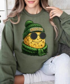 Funny Green Bay Football Sweatshirt, Green Bay Mascot Sweater, Retro Sports Fan Shirt, Game Day Gift Tee, Football Fan T-Shirt