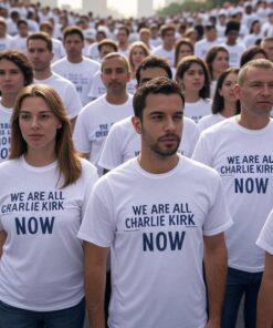 Charlie Kirk Tribute Shirt, We Are All Charlie Kirk Now Tee, Great American Patriot Top, RIP Charlie Kirk Memorial Shirt, USA Hero Apparel