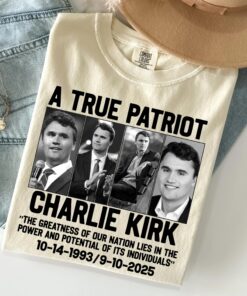 Justice For Charlie Kirk Shirt, RIP Charlie Kirk T-Shirt, American Hero Charlie Shirt, Political Activist Supporter Tee