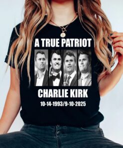 Charlie Kirk Tribute T-Shirt, RIP Charlie Kirk Shirt, Memorial Charlie Kirk Tee, Republican Shirt, Patriotic American Tee,Charlie Kirk Shirt