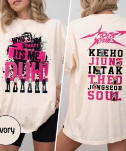 P1Harmony Member Shirt, P1Harmony 2025 Tour Shirt, P1Harmony Most Wanted Tour Shirt, P1Harmony Keeho, Theo, Jiung, Intak, Soul, Jongseob