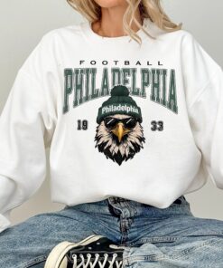 Philadelphia Football Crewneck Sweatshirt, Game Day Shirt, Football Sports Gear, Eagle Sweater For Teen, Tailgate Apparel