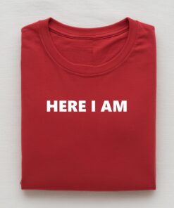 Here I Am Christian T-Shirt, Christian Gift, Church Outfit Tee