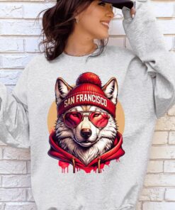 San Francisco Football Varsity Sweatshirt, San Francisco Football Shirt, Football Game Day Sweater