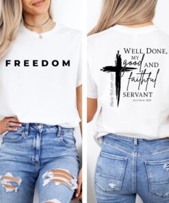 Well Done Good And Faithful Servant Charlie Kirk Shirt, Charlie Kirk 31 a True Patriot T-Shirt, Republican Tee, Political Top