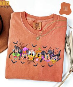 Retro Spooky Mouse and Friends Shirt, Mickey Boo Halloween Shirt, Disney Spooky Shirt, Disney Halloween Family Trip Shirt