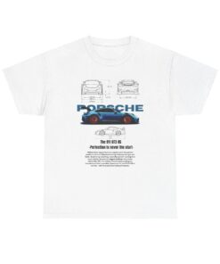 Porsche 911 GT3 RS T-Shirt, Racing Shirt, Automotive Gift, Car Lover Apparel, Gift for dad, Casual Wear