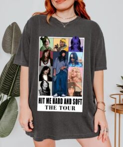 Billie Eilish Shirt | Hit Me Hard and Soft Tour Merch | Graphic Concert Tee | Vintage Music Fan Gift