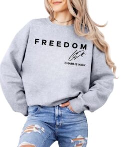 Charlie Kirk Freedom Shirt, Tribute Memorial, American Hero Signature T-Shirt, Patriotic Activism Tee, Political Freedom Top