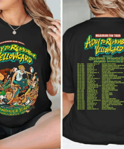 A Day to Remember x Yellowcard Tour 2025 T‑Shirt, Unisex Concert Dates Tee
