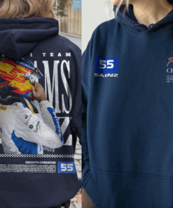 Carlos Sainz Vintage F1 T-Shirt, Vintage F1 Racing Sweatshirt, Retro Formula 1 Graphic Hoodie, Gift for Sainz Fans