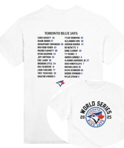 Blue Jays World Series T-shirt | Full 2025 Roster