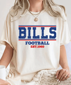 BB Football Shirt, Buffalo Tee, Let's Go Bills Buffalo Football T-Shirt, Buffalo Bills Football Tshirt, Football Game Day Top