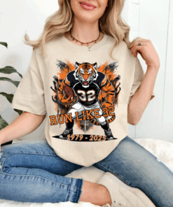 Fierce Tiger Football Graphic Tee, Retro Sports Fan Shirt