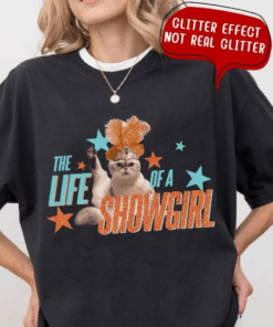 Showgirl Shirt for Fan, Orange Show Girl T-Shirt for Concert, Showgirl Era Top, Country Music Fan Gift, Life of a Tee