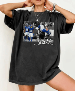 Cam Skattebo Backflip Celebration Shirt, New York Football Retro Unisex T-Shirt, Football Gameday Tee, Football Gifts