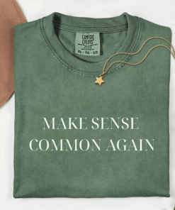 Make Sense Common Again Shirt, Political Humor T-Shirt, Viral Meme Humor Tee, Patriotic Unisex Sweatshirt