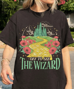 Yellow Brick Road Shirt, Wizard Witch Emerald City T-Shirt, We’re Off Wizard Top, Fairy Tale Tee