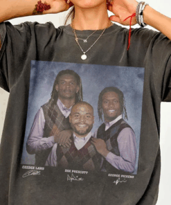 CeeDee Lamb Dak Prescott George Pickens Football Shirt, Dallas Step Bros Tee, Funny Football Gift Unisex