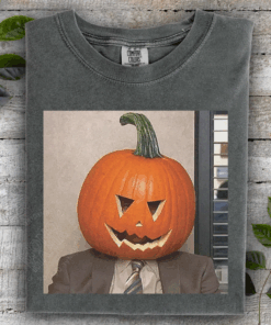Dwight Pumpkin Head Shirt, Funny The Office Top, Pumpkin Head Halloween T-Shirt, Retro TV Show Tshirt, Pumpkin Head Tee, Funny Halloween Gift