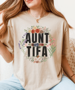 I Am Aunt Tifa Shirt, Funny Political Graphic Tee, Trending Political T-Shirt, Activist Top