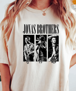 Jonas Brothers T-Shirt, Vintage Living The Dream Tour 2025 Tee, 20th Anniversary Tour, Fan Gift Shirt
