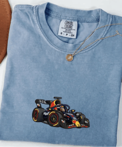 F1 Racing Car T-Shirt, Formula 1 Gift for Him, Motorsport Fan Tee, Red Bull Racing Car Shirt, Speed Lover Graphic Top