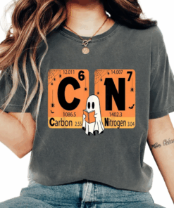 Carbon Nitrogen 67 T-Shirt, Funny Science Meme Tee, Periodic Table Elements Shirt, Chemistry Nerd Gift, Geeky STEM Graphic Top