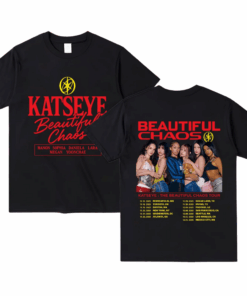 Retro Katseye The Beautiful Chaos Tour T-Shirt, Katseye Kpop Shirt, Katseye Gnarly Tee, Gabriela Top, Katseye Beautiful Chaos Tracklist