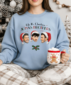 Jonas Brothers Christmas Sweatshirt, 20th Anniversary Shirt, Jonas Brothers Fan Gift, Jonas Brothers Xmas Gift, Music Lover Christmas T-Shirt