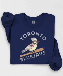 Toronto Blue Jays T-Shirt, Vintage Baseball Hoodie, MLB Logo Sweatshirt, Retro Sports Apparel, MLB Shirt, Toronto Blue Jays Top