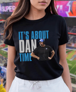 Detroit Football It’s About Dan Time Dan Campbell Sweatshirt, Mascot Game Day Tee, Detroit Football Shirt