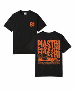 Oscar Piastri F1 Tee, Unisex Racing Shirt, Formula 1 T-Shirt, Cool Motorsport Fashion, Race Fan Gift