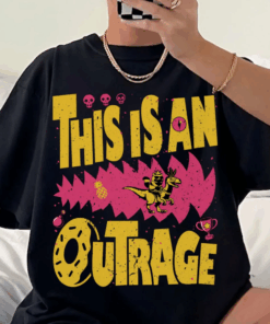This Is An Outrage Shirt, Princess Donut Cat T-Shirt, Dungeon Crawler Carl Tee, Gift for LitRPG Lovers, Book Series Apparel