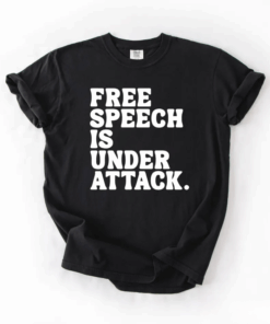 Free Speech Under Attack, Colbert Kimmel Shirt & I Stand with Kimmel T-Shirt, 1st Amendment Freedom of Speech