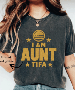 I Am Aunt Tifa Shirt, Funny Gamer Aunt T-Shirt, Tifa Anime Meme, Holiday Cosplay
