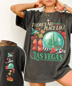 The Wonderful Wizard Shirt, No Place Like Las Vegas T-Shirt, Yellow Brick Road Tee, Wicked Off To See Wizard, Classic Literature