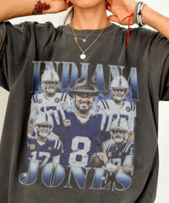 Daniel Jones Vintage Bootleg 90s T-Shirt, Daniel Jones Game Day Tee, Daniel Jones Football Shirt