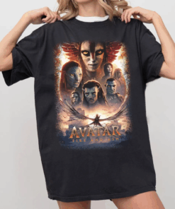 Disney Avatar Fire And Ash T-Shirt, Fire And Ash Shirt, Avatar 3 Tee, Avatar Movie Lovers Top, Shirt For Avatar Fans