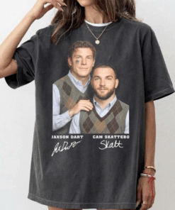Jaxson Dart & Cam Skattebo Step Brothers Vintage Shirt, New York Football Meme Retro T-Shirt, Game Day Rap Tee, Sport Y2k Top