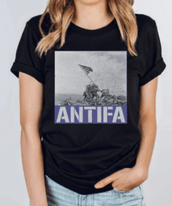 Antifa Shirt, Anti Fascist Tee, World War II Top, Protest Clothing, Stop Fascism T-Shirt, Leftist Tshirt, Anti Trump Top, Social Justice Gift