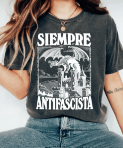 Antifascista Graphic Tee, Vintage Political Protest Shirt