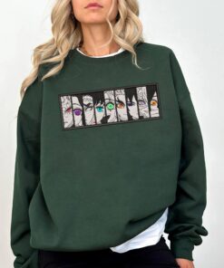 Demon Slayer Hashira Embroidered Shirt, Pillars Anime Embroidery Hoodie, Anime Movie 2025 Sweatshirt