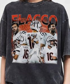 Joe Flacco Vintage Bootleg 90s T-Shirt, Joe Flacco Game Day Tee, Football Shirt