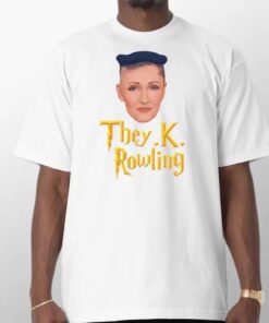 Dobby's They K. Rowling T-Shirt, SNL Witch Book Parody Shirt