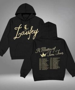 Laufey Merch Store A Matter Of Time Tour Two Sided Hoodie, T-Shirt and Sweatshirt