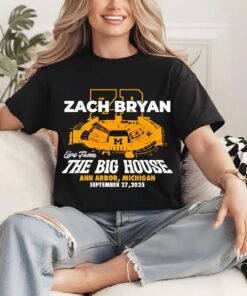 Zach Bryan Michigan Stadium Sep 27 2025 Shirt, Music Lover Gift, Festival Attire, Live Music Merchandise, Vintage Style Tee