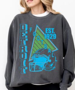 Detroit Football Vintage Style Sweatshirt, Detroit Football Crewneck, Detroit Football T-shirt, Detroit Fan Gifts Tee