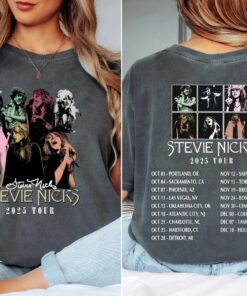 Ste.vie Nic.ks 2025 Tour Shirt, Vintage Rock Music Tee, Retro Concert Tour T-Shirt, Fleetwood Fan Graphic Unisex Top