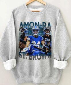 Amon-Ra St. Brown Bootleg Shirt, Detroit Football Shirt, Gameday Shirt